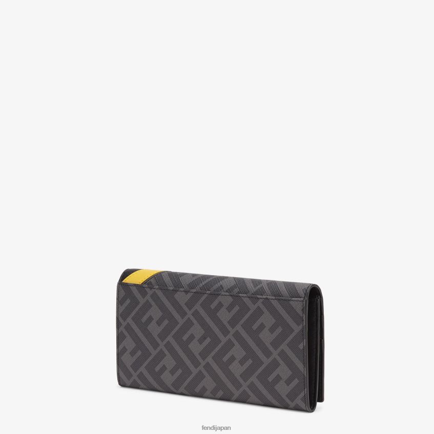 jp Fendi 男性 布製財布 グレー 20L42T2579 アクセサリー