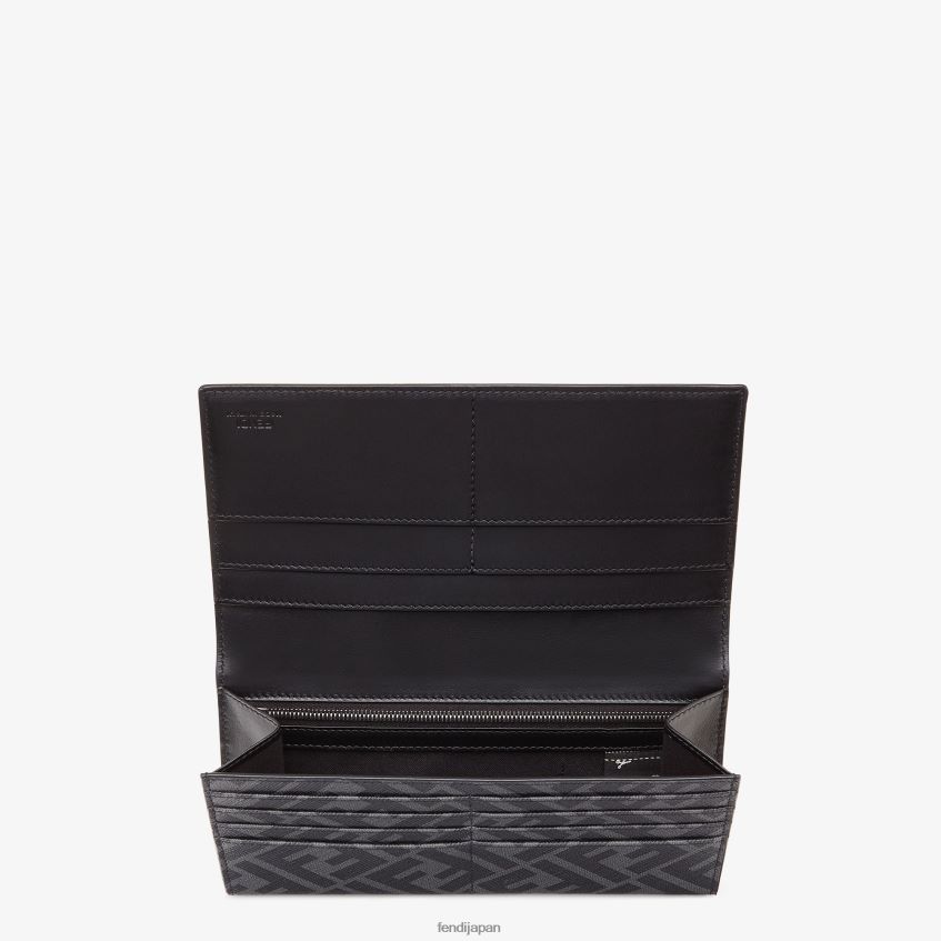 jp Fendi 男性 布製財布 グレー 20L42T2579 アクセサリー