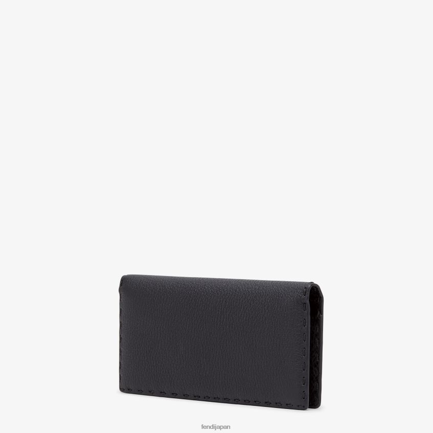 jp Fendi 男性 セレリアレザーウォレット 黒 20L42T2603 アクセサリー