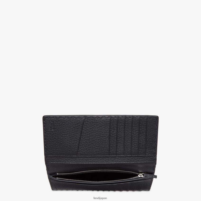 jp Fendi 男性 セレリアレザーウォレット 黒 20L42T2603 アクセサリー