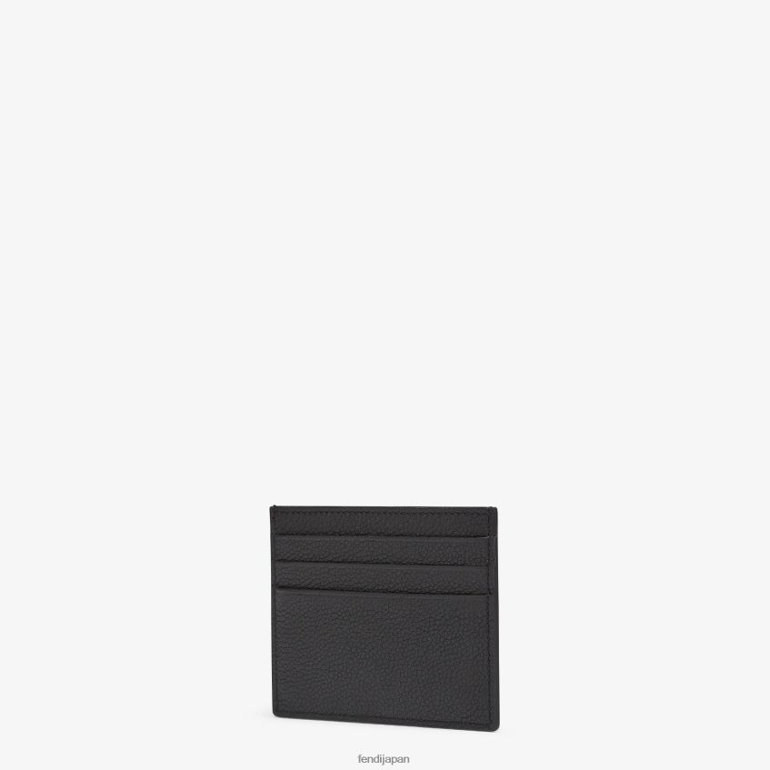 jp Fendi 男性 シグネチャーレザーカードホルダー 黒 20L42T2609 アクセサリー