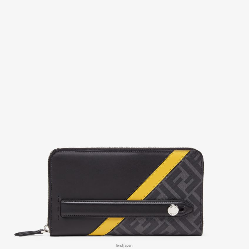jp Fendi 男性 布製財布 黒 20L42T2626 アクセサリー