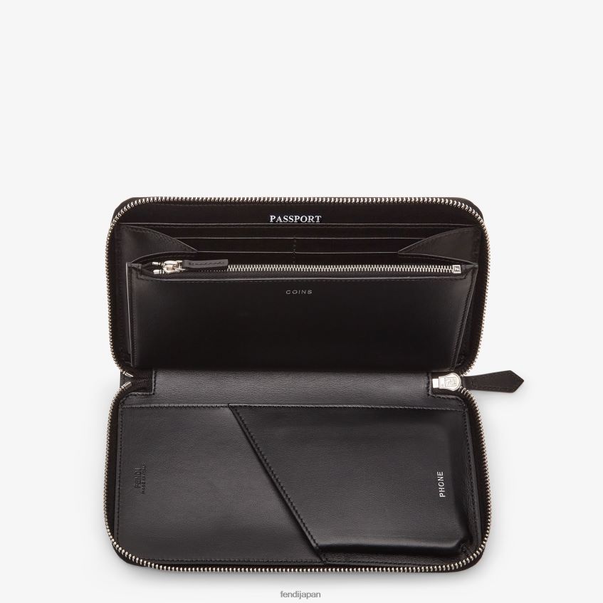 jp Fendi 男性 布製財布 黒 20L42T2626 アクセサリー