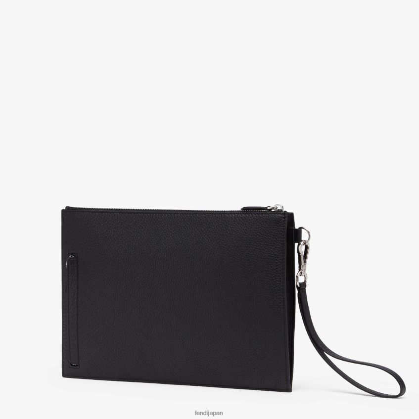 jp Fendi 男性 フラットポーチレザーバッグ 黒 20L42T2664 アクセサリー