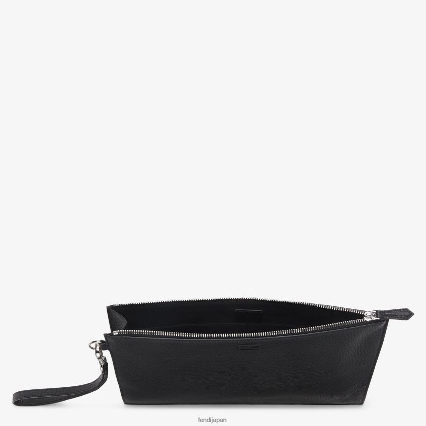 jp Fendi 男性 フラットポーチレザーバッグ 黒 20L42T2664 アクセサリー