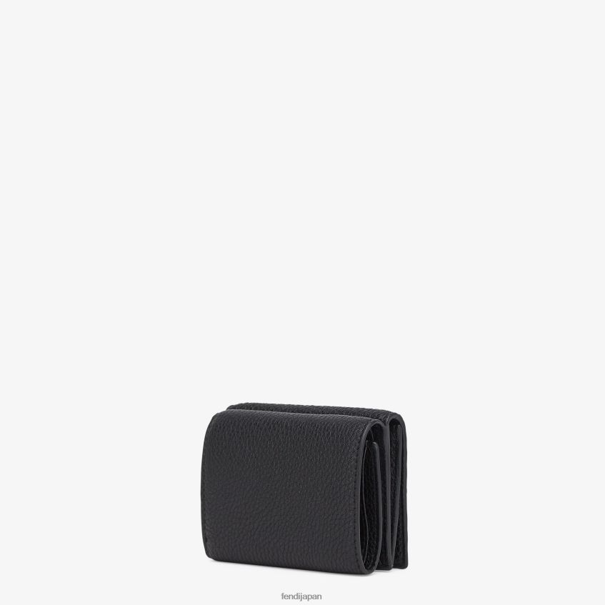 jp Fendi 男性 レザー三つ折り財布 黒 20L42T2666 アクセサリー