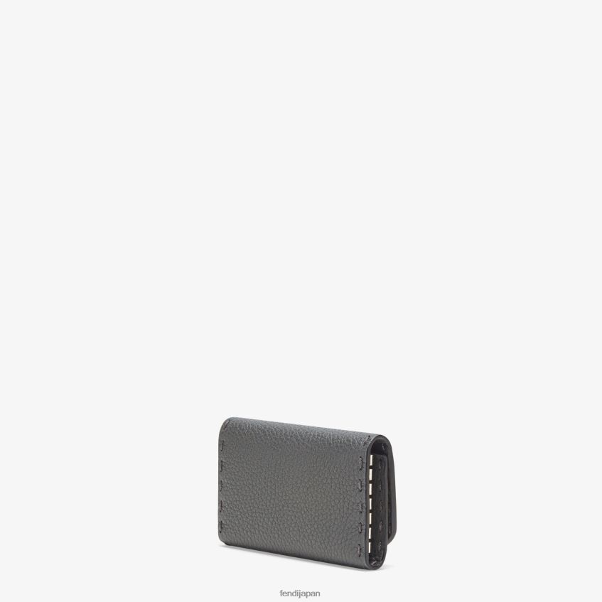 jp Fendi 男性 ロマーノレザーポーチ グレー 20L42T2679 アクセサリー