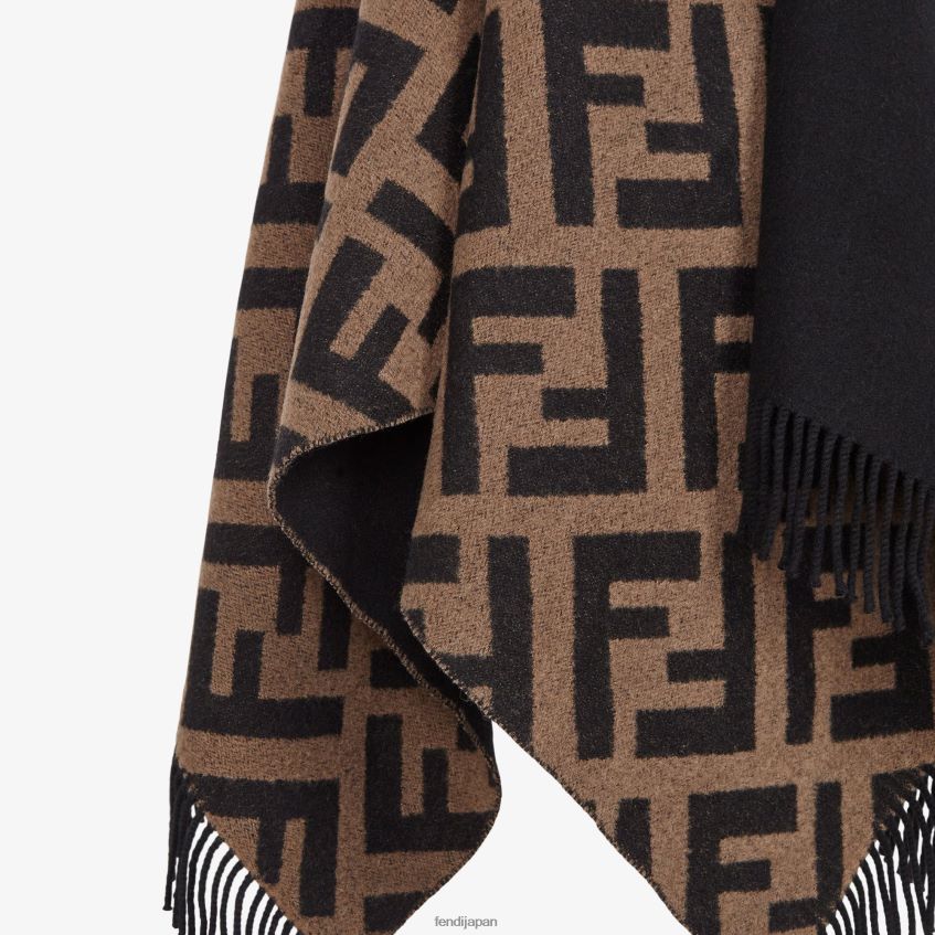 jp Fendi 女性 ウールとカシミアのポンチョ 多色 20L42T272 アクセサリー