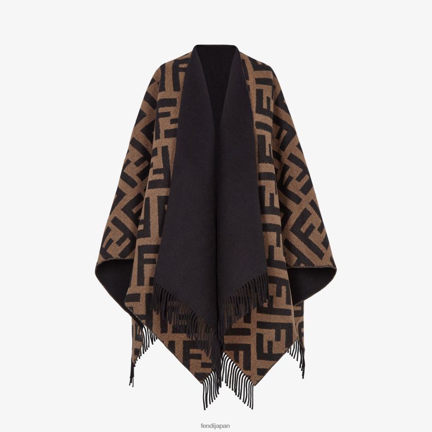 jp Fendi 女性 ウールとカシミアのポンチョ 多色 20L42T272 アクセサリー