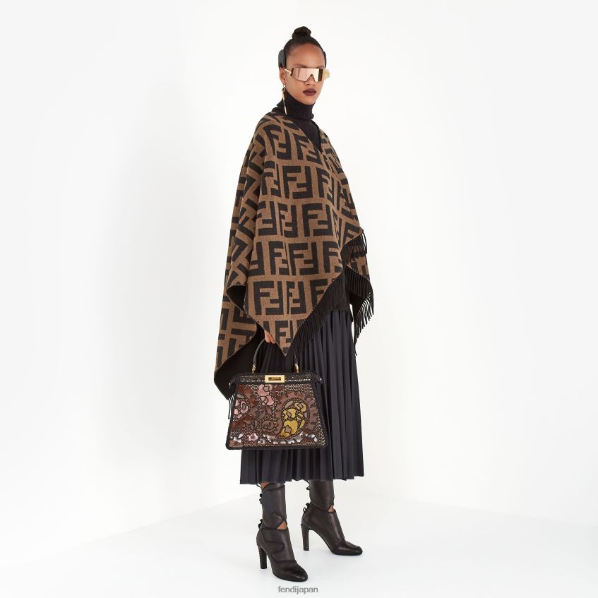 jp Fendi 女性 ウールとカシミアのポンチョ 多色 20L42T272 アクセサリー