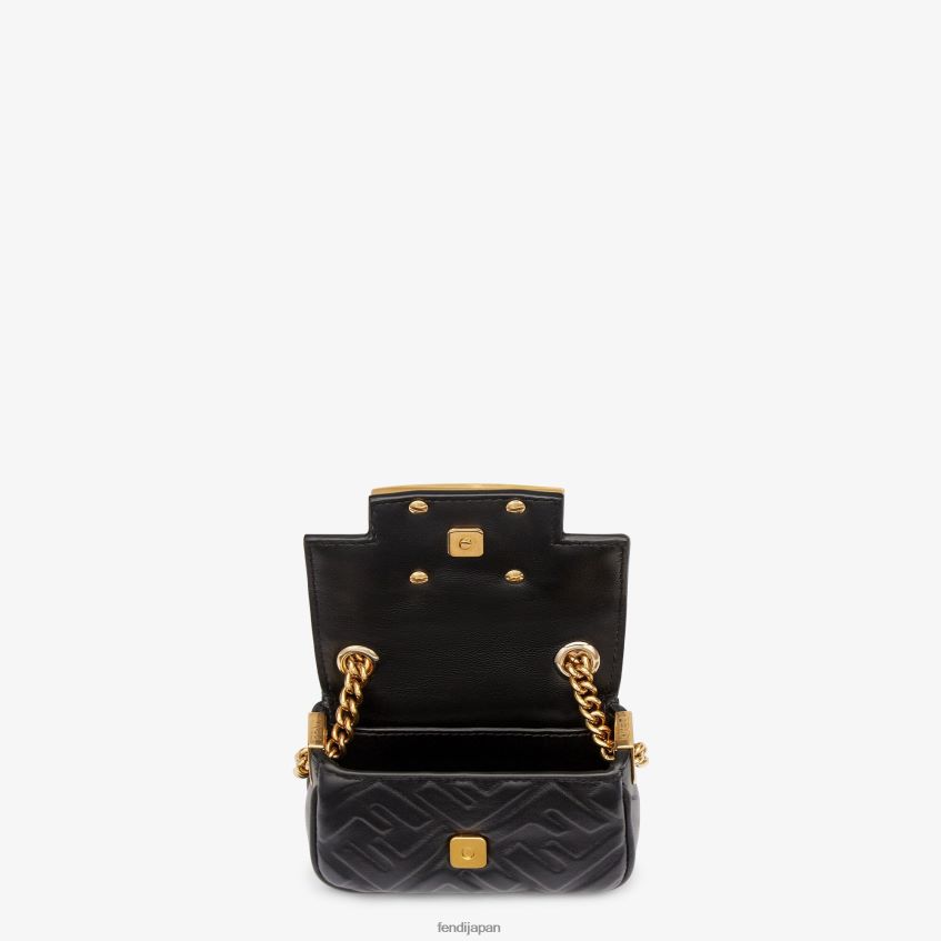 jp Fendi 女性 ナッパレザーミニバッグ 黒 20L42T286 アクセサリー