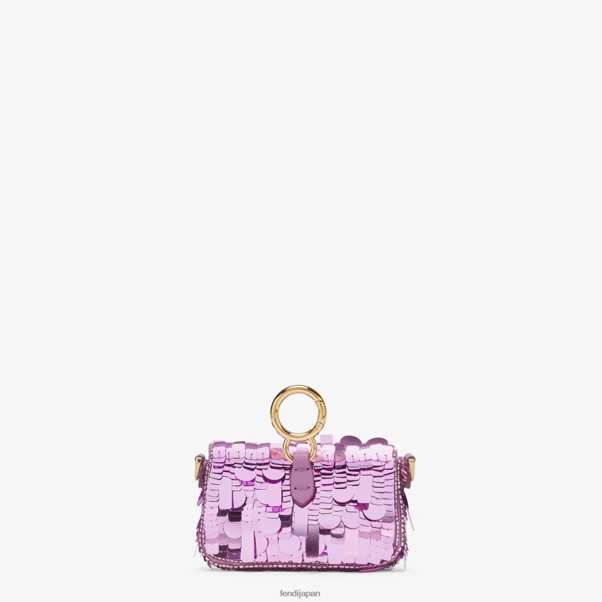 jp Fendi 女性 スパンコールチャーム 紫 20L42T287 アクセサリー