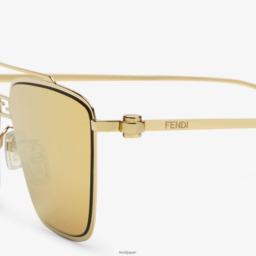 jp Fendi 女性 メタルサングラス 茶色 20L42T28 アクセサリー