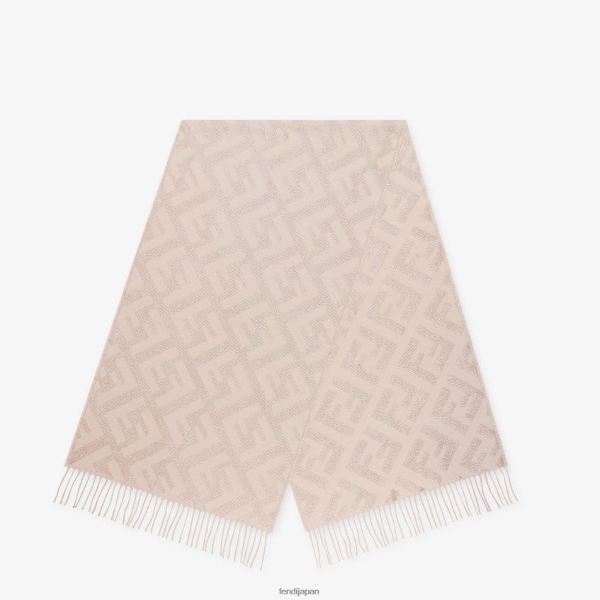 jp Fendi 女性 カシミアスカーフ ピンク 20L42T296 アクセサリー