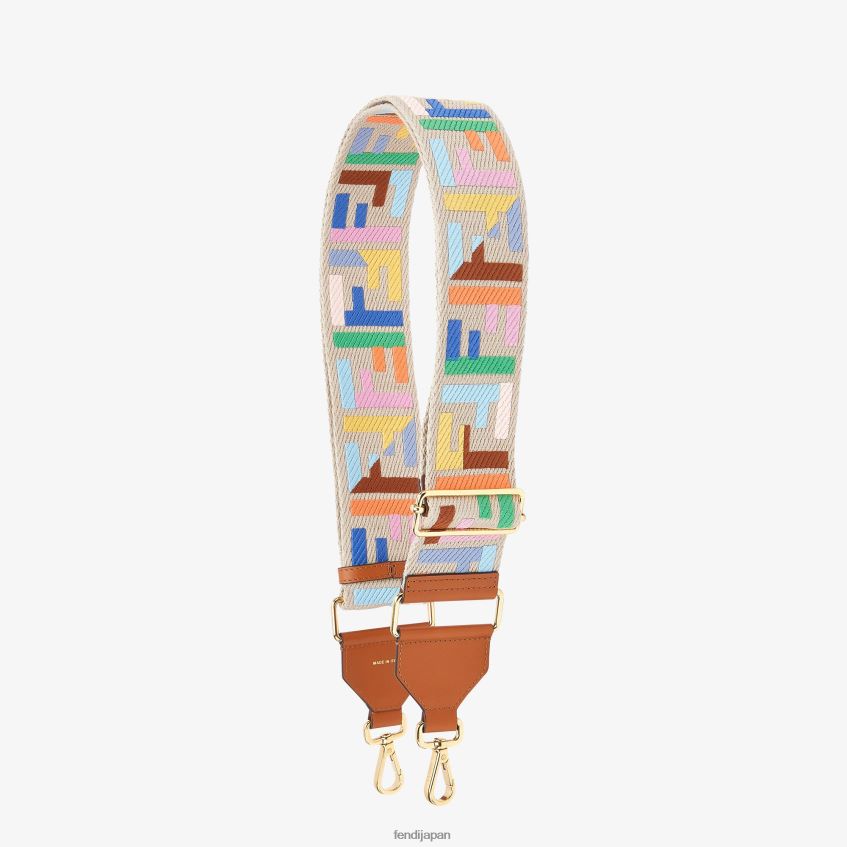 jp Fendi 女性 リボンショルダーストラップ ベージュ 20L42T379 アクセサリー