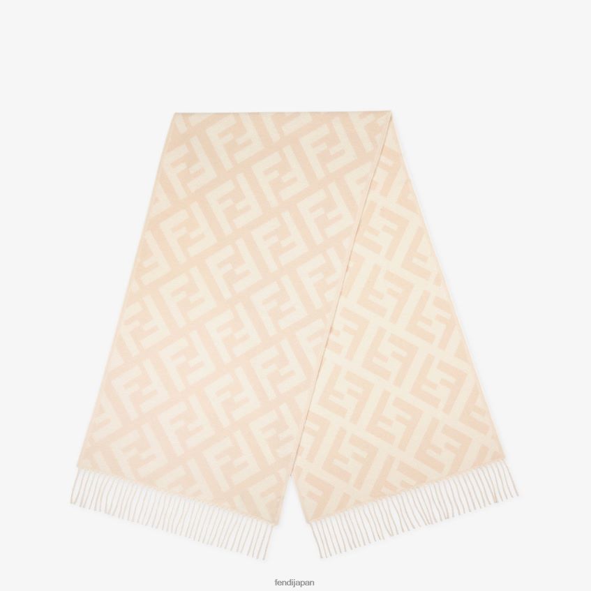 jp Fendi 女性 淡いカシミアスカーフ ピンク 20L42T400 アクセサリー