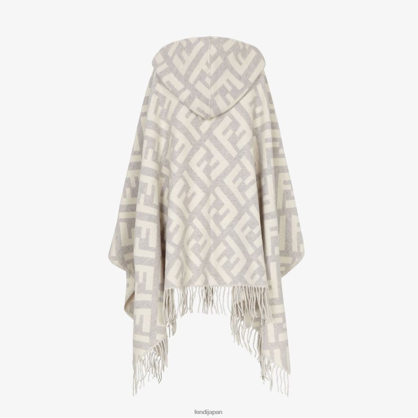jp Fendi 女性 カシミアポンチョ グレー 20L42T457 アクセサリー