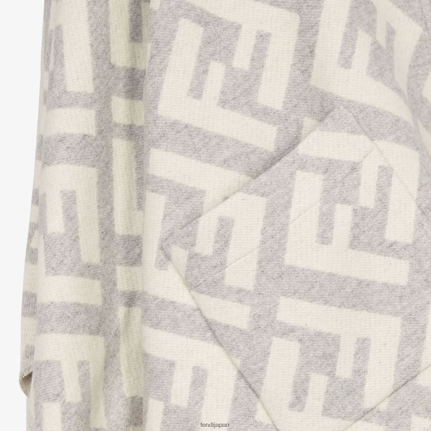 jp Fendi 女性 カシミアポンチョ グレー 20L42T457 アクセサリー