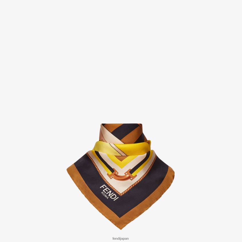 jp Fendi 女性 マルチシルクスカーフ ファッション 20L42T498 アクセサリー