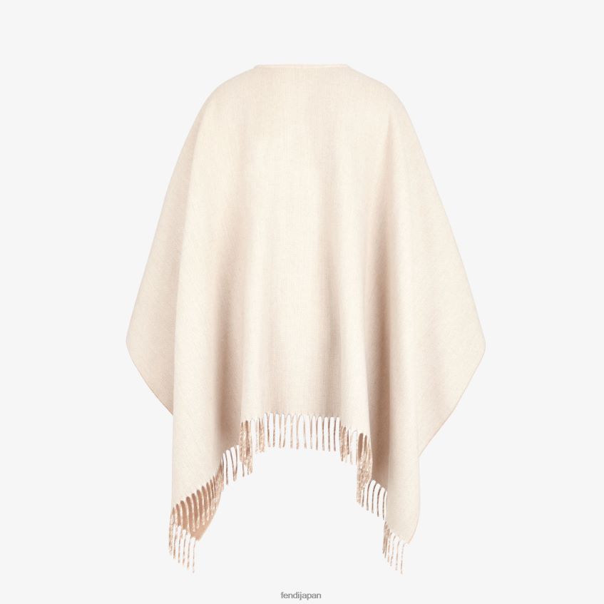 jp Fendi 女性 ウールとカシミアのポンチョ ファッション 20L42T507 アクセサリー