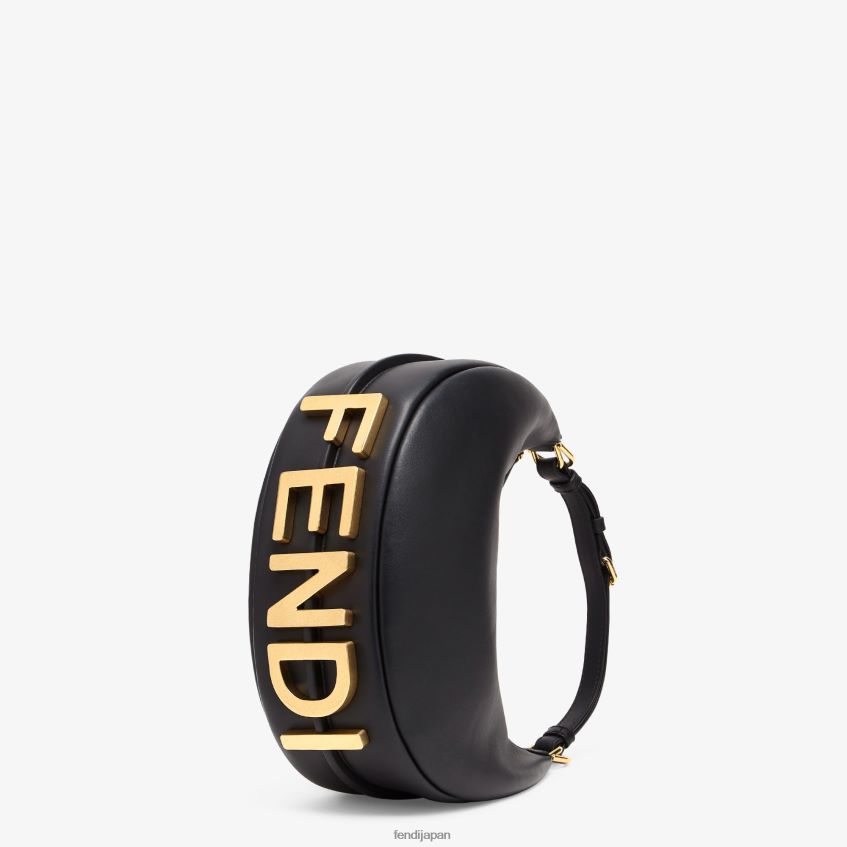 jp Fendi 女性 グラフィー スモールレザーバッグ 黒 20L42T526 アクセサリー