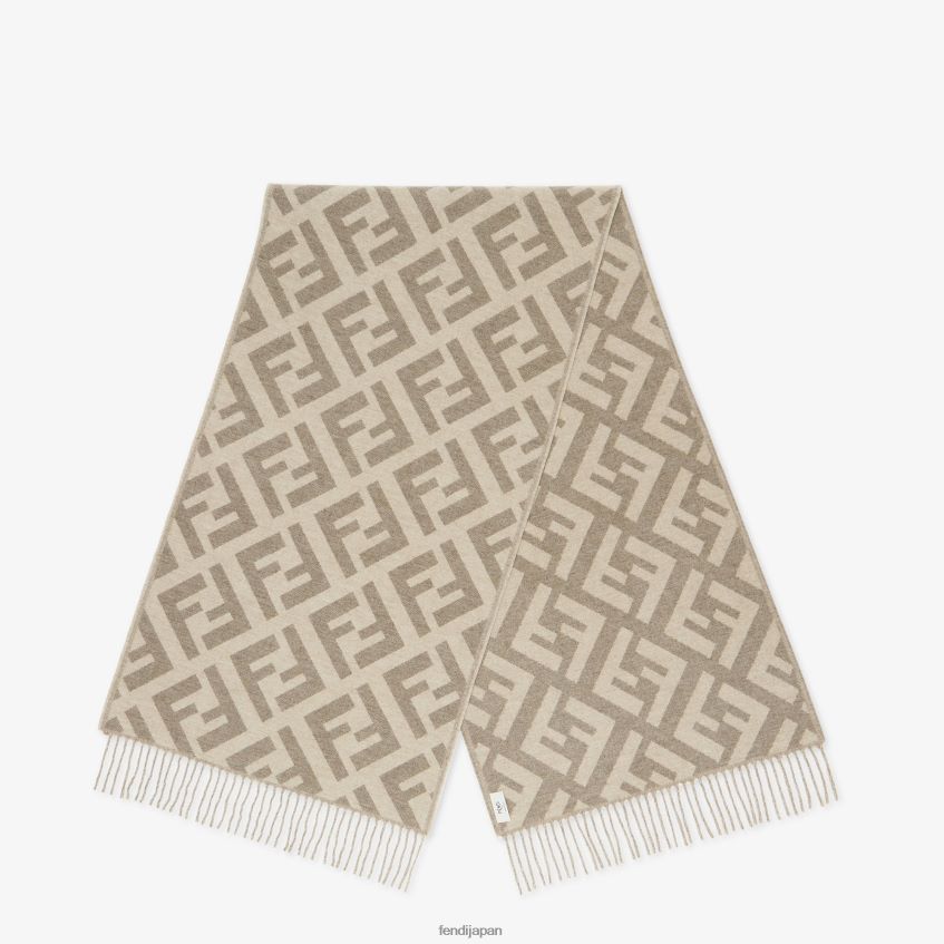 jp Fendi 女性 鳩カシミアスカーフ 茶色 20L42T54 アクセサリー