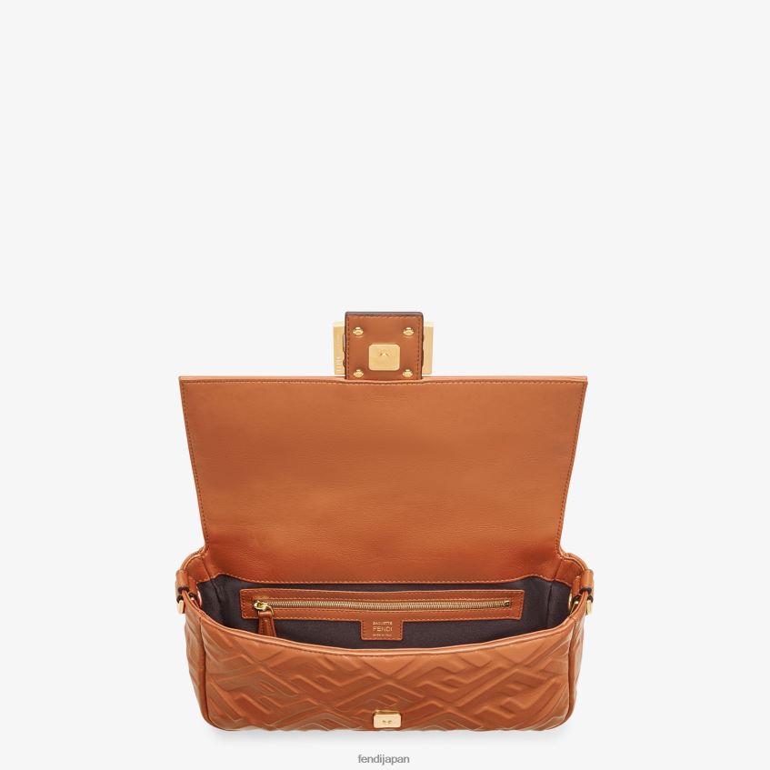 jp Fendi 女性 バゲットナッパレザーバッグ 茶色 20L42T542 アクセサリー