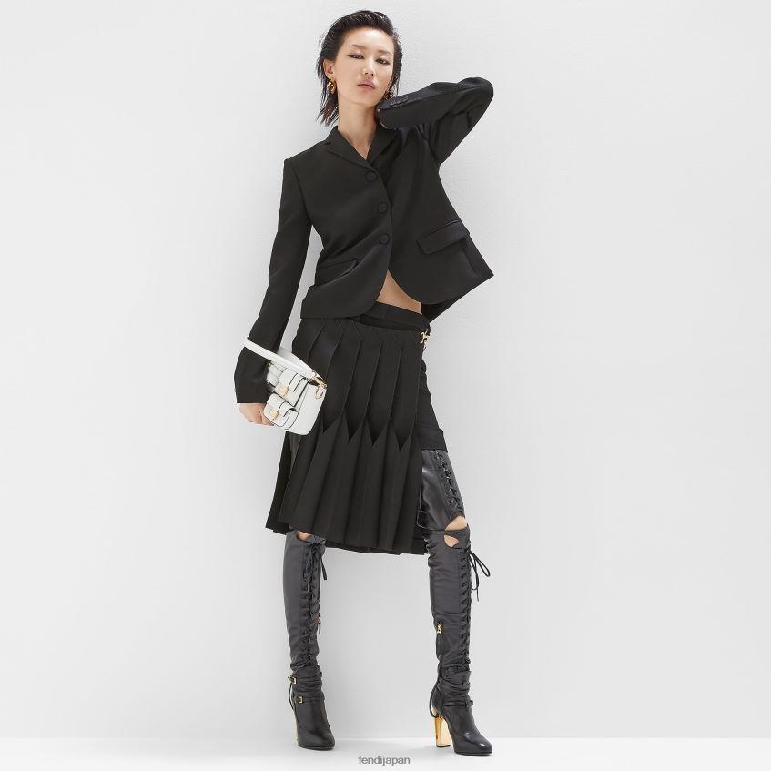 jp Fendi 女性 マルチポケット バゲット レザーバッグ 白 20L42T557 アクセサリー