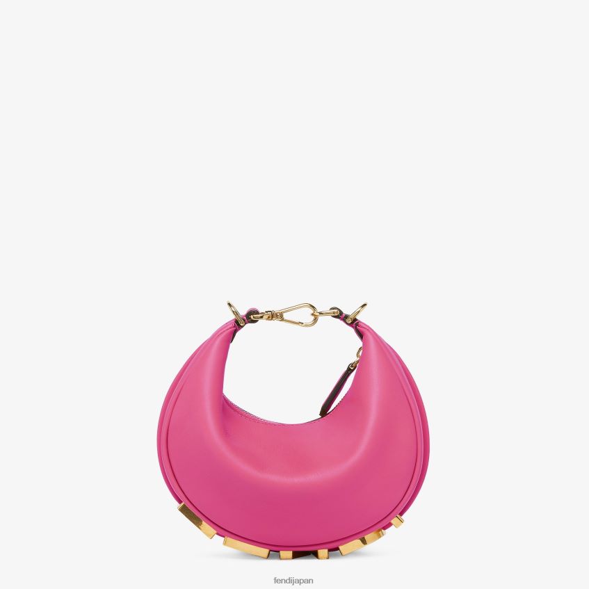 jp Fendi 女性 フューシャレザーミニバッグ ピンク 20L42T568 アクセサリー