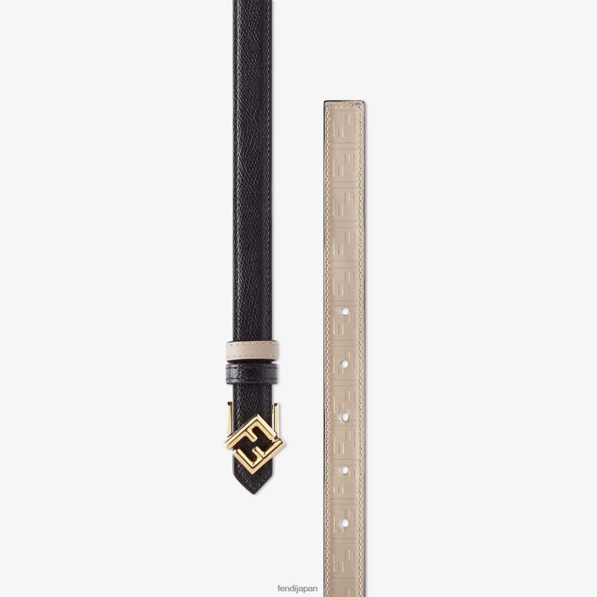 jp Fendi 女性 レザーリバーシブルベルト ベージュ 20L42T63 アクセサリー