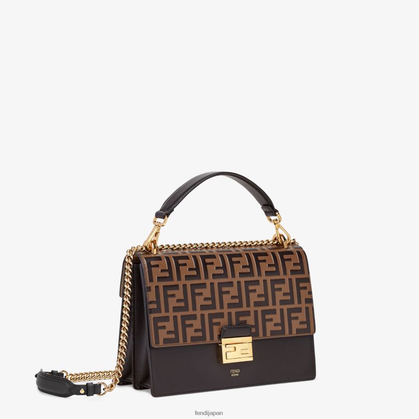 jp Fendi 女性 カン・アイ レザーバッグ 黒 20L42T655 アクセサリー