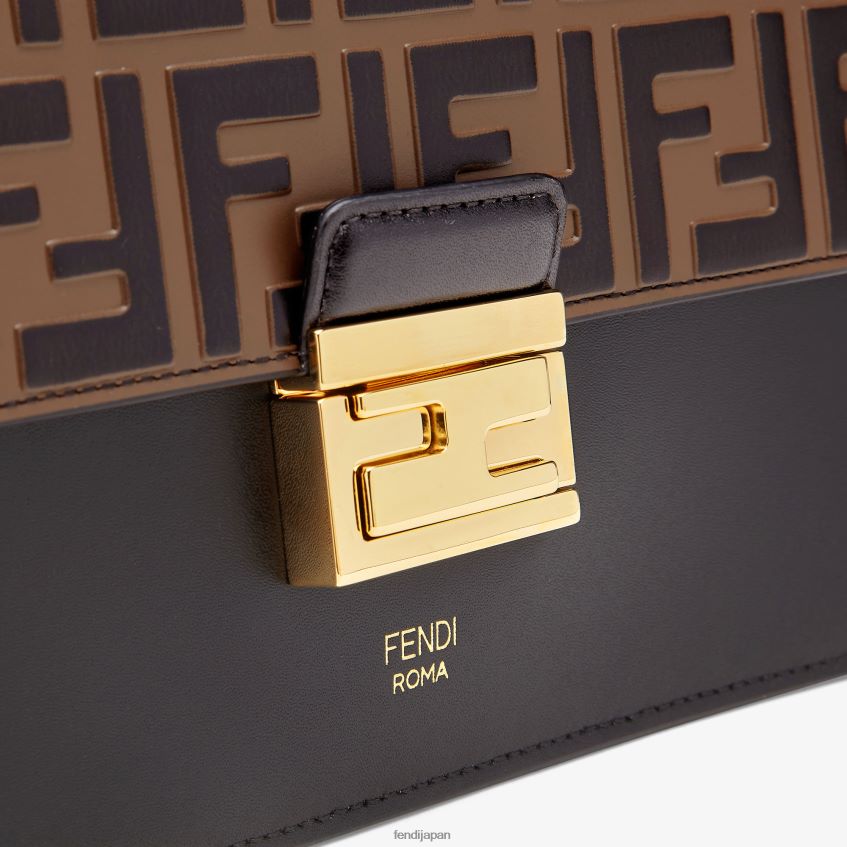 jp Fendi 女性 カン・アイ レザーバッグ 黒 20L42T655 アクセサリー