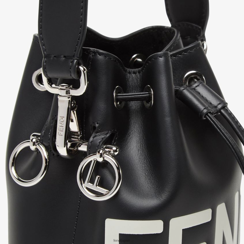 jp Fendi 女性 モン トレゾール レザー ミニバッグ 黒 20L42T679 アクセサリー