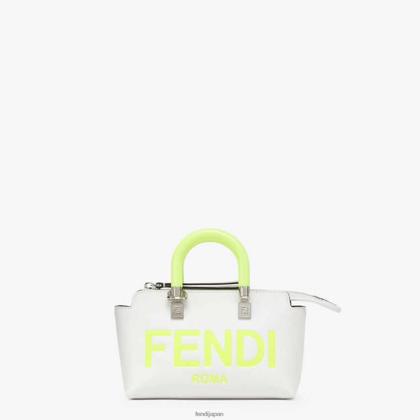 jp Fendi 女性 小さな革製ボストンバッグ 白 20L42T696 アクセサリー