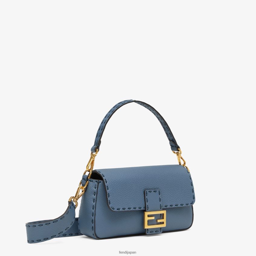 jp Fendi 女性 オーバーサイズのトップステッチが施されたセレリアバッグ 青 20L42T697 アクセサリー