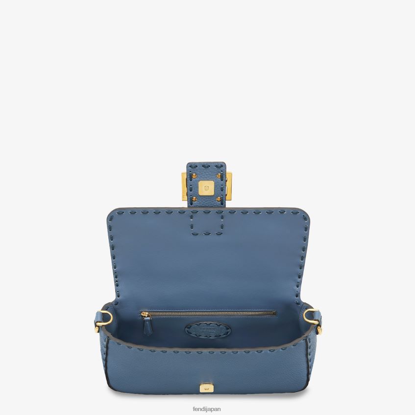jp Fendi 女性 オーバーサイズのトップステッチが施されたセレリアバッグ 青 20L42T697 アクセサリー