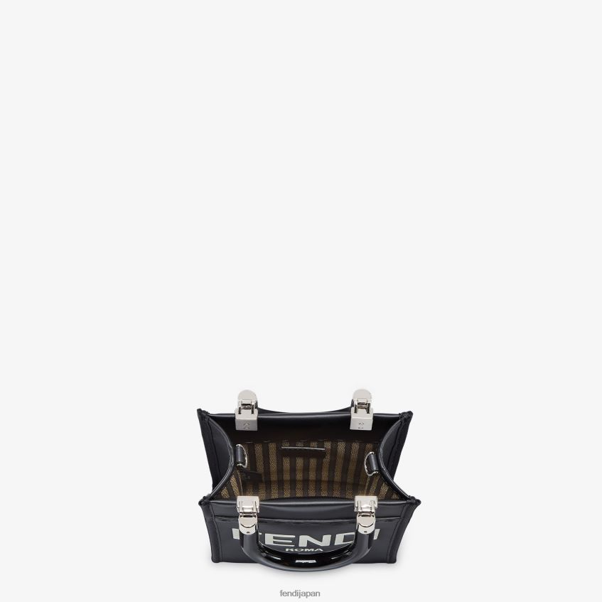 jp Fendi 女性 サンシャインショッパー レザー ミニバッグ 黒 20L42T705 アクセサリー