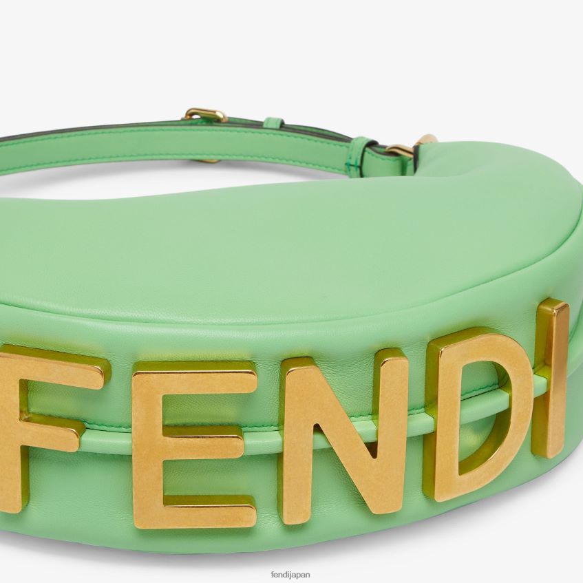 jp Fendi 女性 グラフィー スモールレザーバッグ 緑 20L42T714 アクセサリー