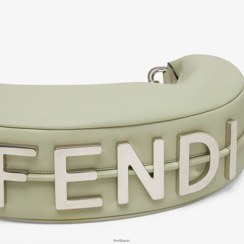 jp Fendi 女性 グラフィー ミディアム レザーバッグ 緑 20L42T715 アクセサリー