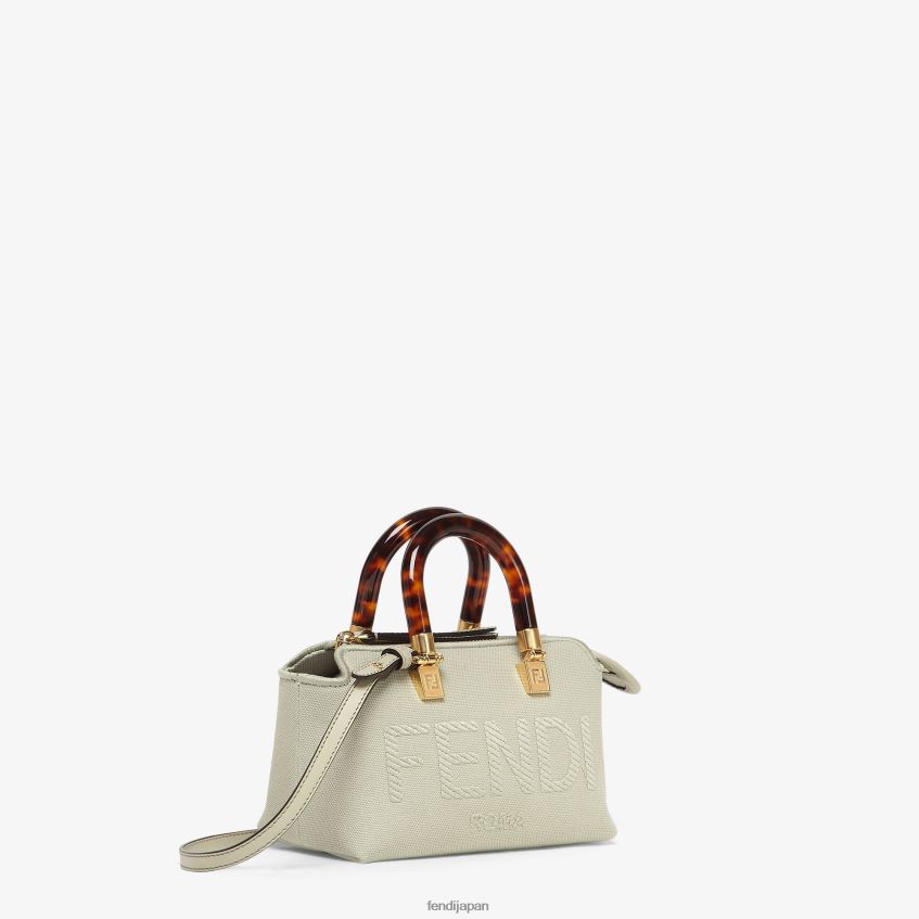 jp Fendi 女性 ローマ刺繍入りキャンバススモールボストンバッグ 緑 20L42T723 アクセサリー