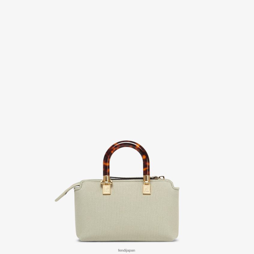jp Fendi 女性 ローマ刺繍入りキャンバススモールボストンバッグ 緑 20L42T723 アクセサリー