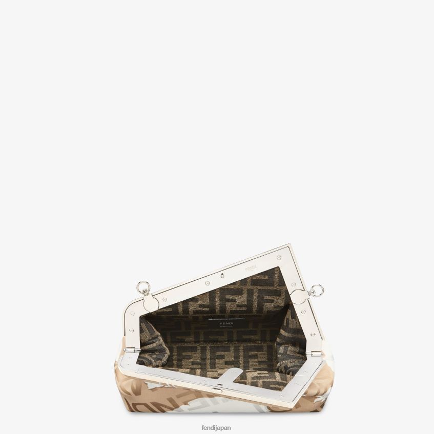 jp Fendi 女性 プリントシルクバッグ ベージュ 20L42T729 アクセサリー