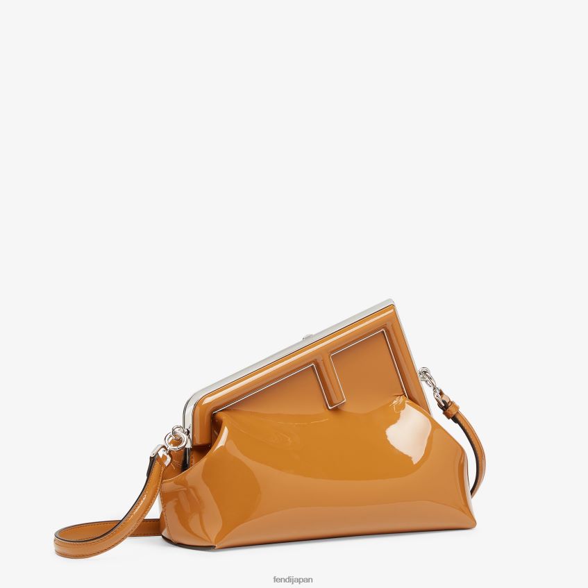 jp Fendi 女性 パテントレザーバッグ 茶色 20L42T741 アクセサリー