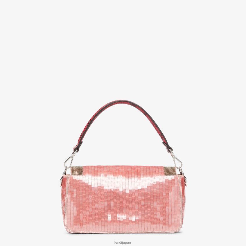 jp Fendi 女性 スパンコールの再版バッグ ピンク 20L42T772 アクセサリー