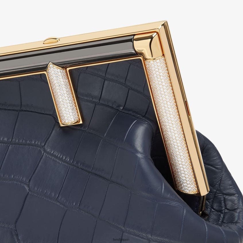 jp Fendi 女性 ワニバッグ 青 20L42T776 アクセサリー
