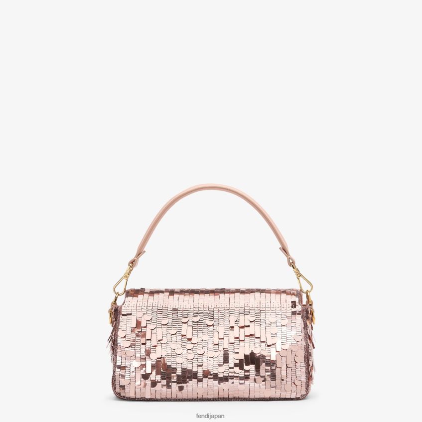 jp Fendi 女性 スパンコールと革のバッグ ピンク 20L42T785 アクセサリー