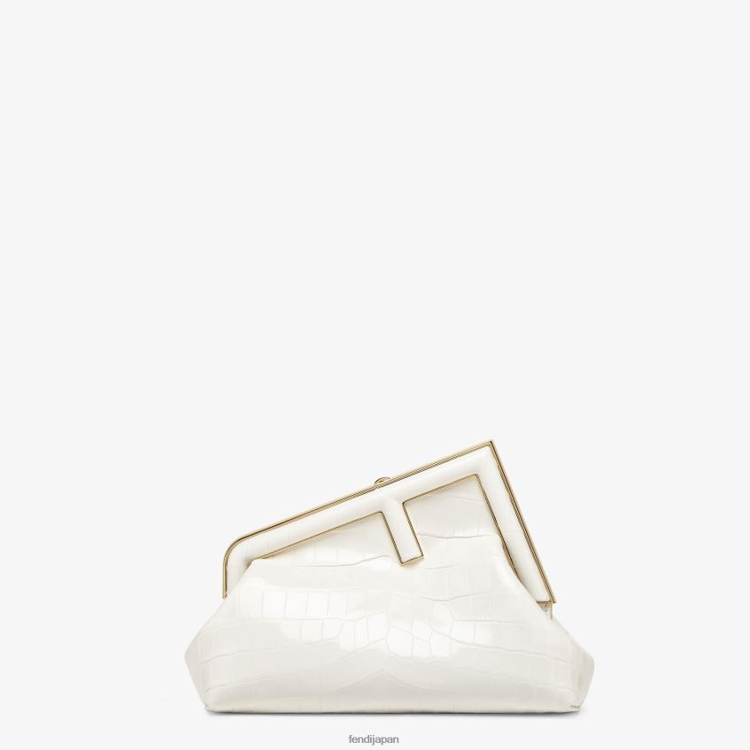 jp Fendi 女性 ラクエワニ革バッグ 白 20L42T907 アクセサリー