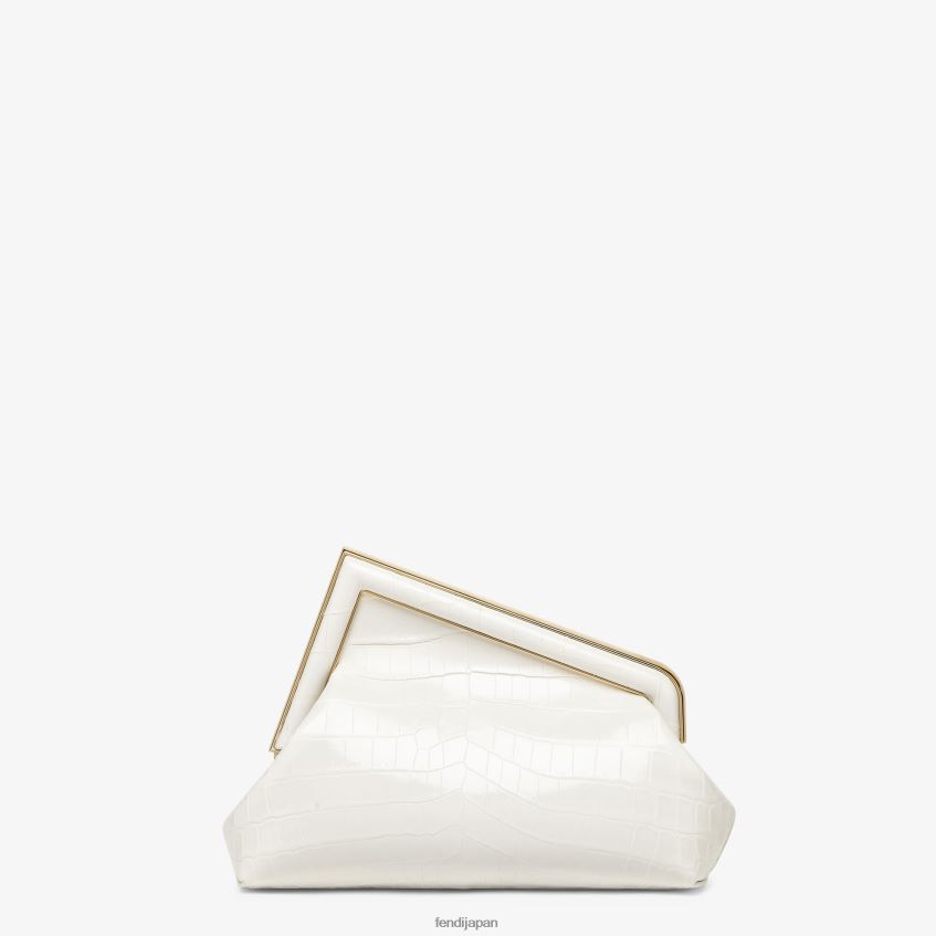 jp Fendi 女性 ラクエワニ革バッグ 白 20L42T907 アクセサリー