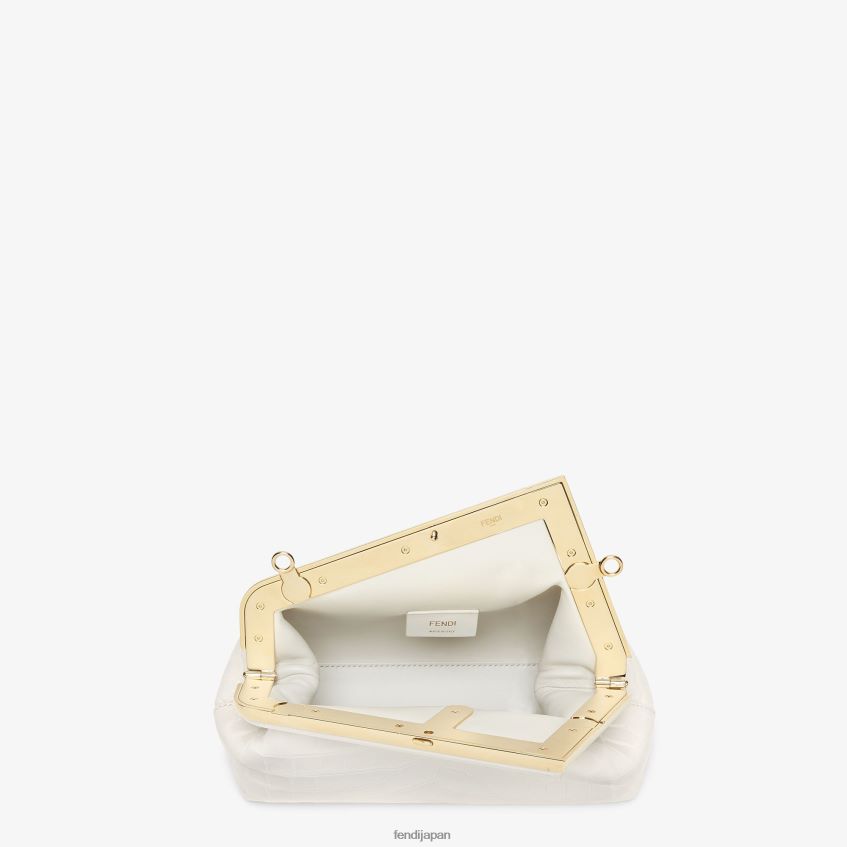 jp Fendi 女性 ラクエワニ革バッグ 白 20L42T907 アクセサリー