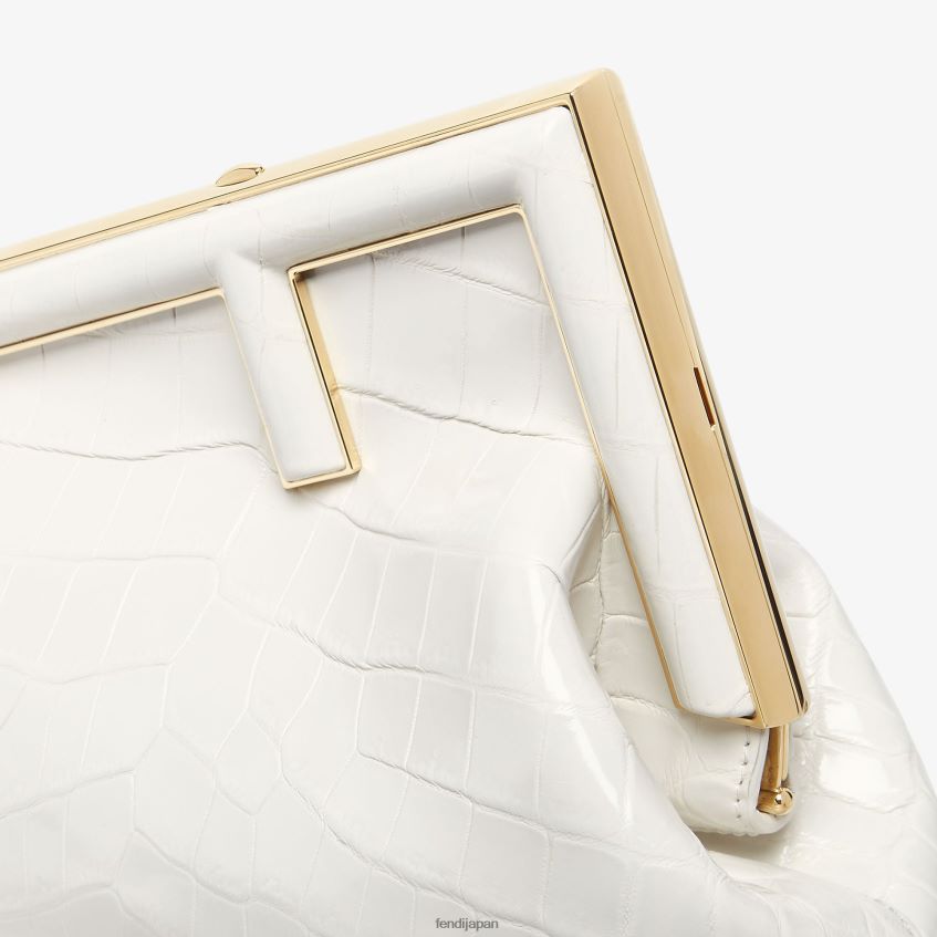 jp Fendi 女性 ラクエワニ革バッグ 白 20L42T907 アクセサリー